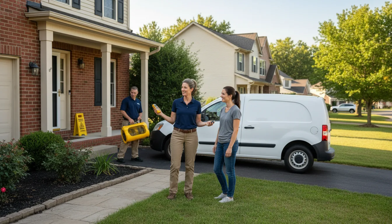Residential water damage restoration in Heyburn, ID